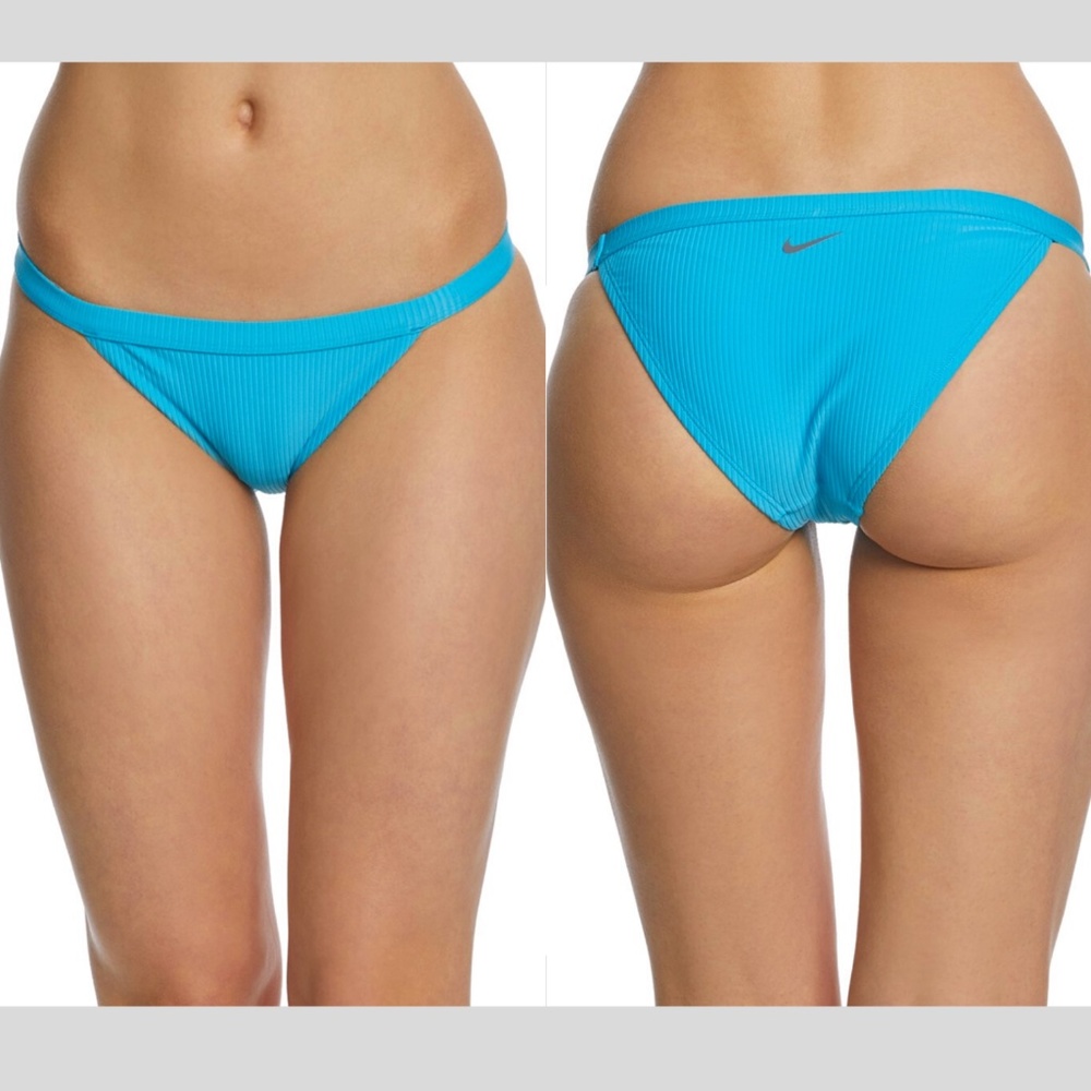 NWT $46‎ Nike Ribbed Cheeky Bikini Bottoms in Large